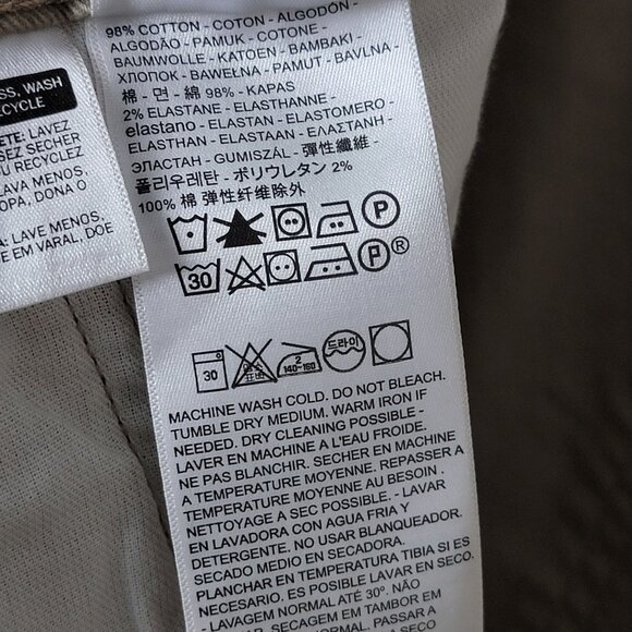 Levi's Mens 502 Taper Fit Khaki Work Pants 46x32 Classic American Denim Jeans - Picture 9 of 9